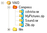 Fichiers compress&eacute;s